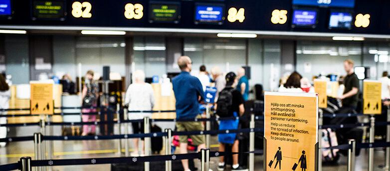 Utrikesresandet närmar sig nivåer från före pandemin