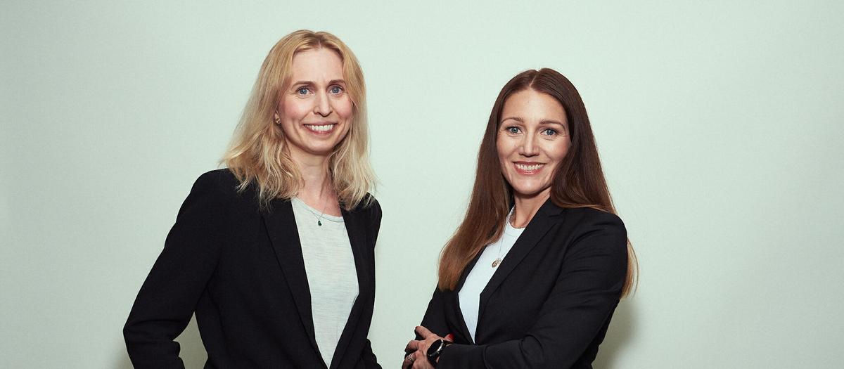 Anna Bjurefeldt och Mia Bjurkell. Foto: Pressbild