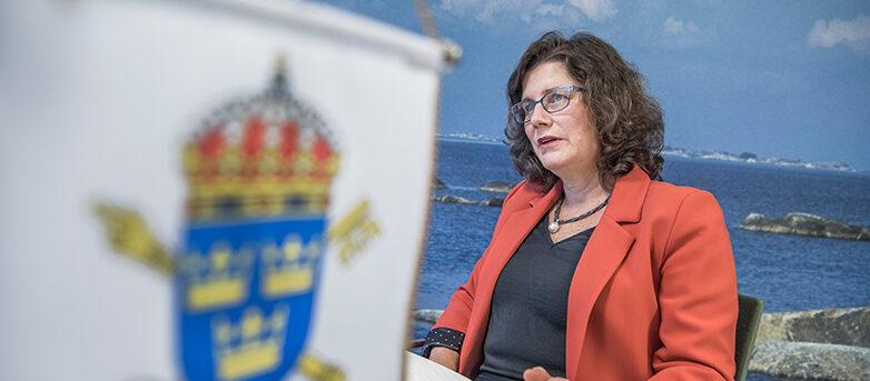 Monica Rodrigo, generaldirektör för Ekobrottsmyndigheten (EBM). Foto: TT