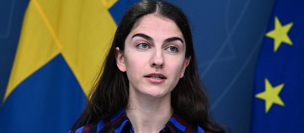 Romina Pourmokhtari, miljöminister. Foto: TT