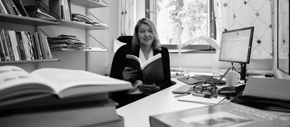 Skatteforskaren Åsa Hansson som menar att det är hög tid för en skattereform. ”På sikt skulle alla vinna på det ”, säger hon. Foto: Charlotte Carlberg-Bärg.