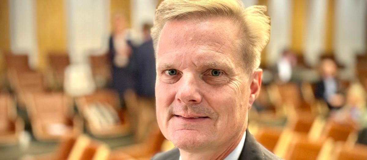 ”Må bästa idén vinna" - det är sättet som vd Jens Henriksson vill styra Swedbank på. Foto: Anders Frick