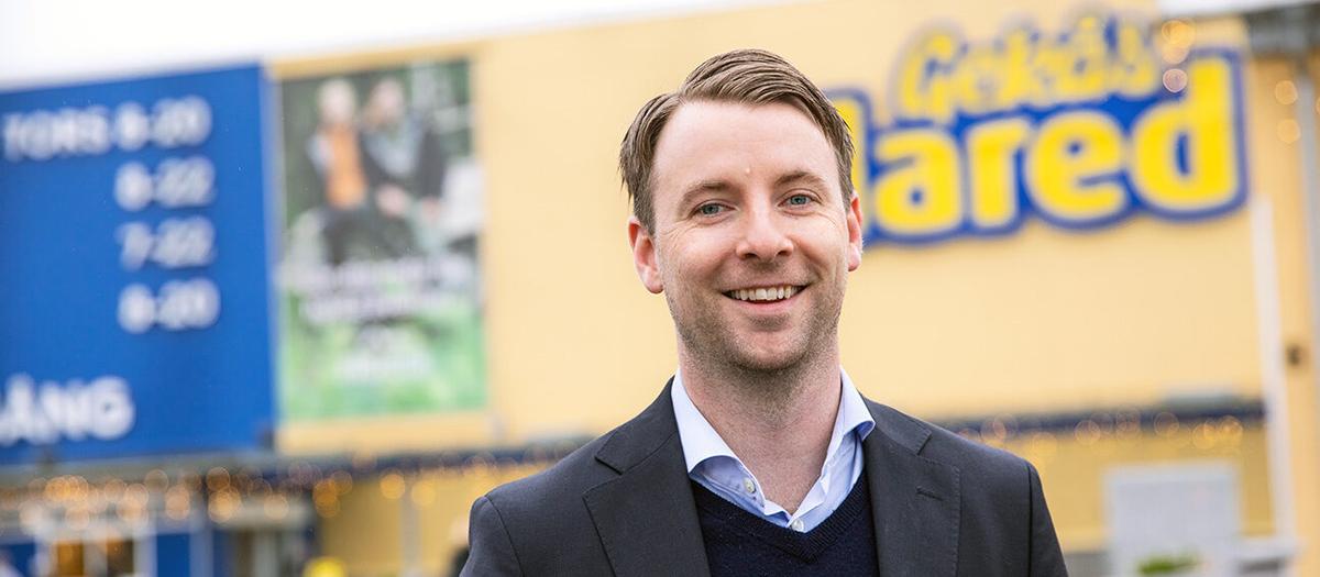 Patrik Levin, vd för Gekås Ullared. Foto: Pressbild