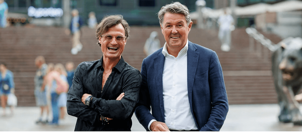 Petter A. Stordalen, ägare och grundare av Strawberry och Norwegians koncernchef Geir Karlsen.