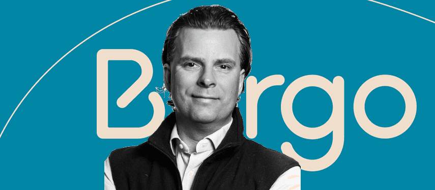 Gustav Berggren, vd för Borgo som ägs av de fem konkurrenterna ICA Banken, Ikano, Söderberg & Partners, Sparbanken Syd och Ålandsbanken.