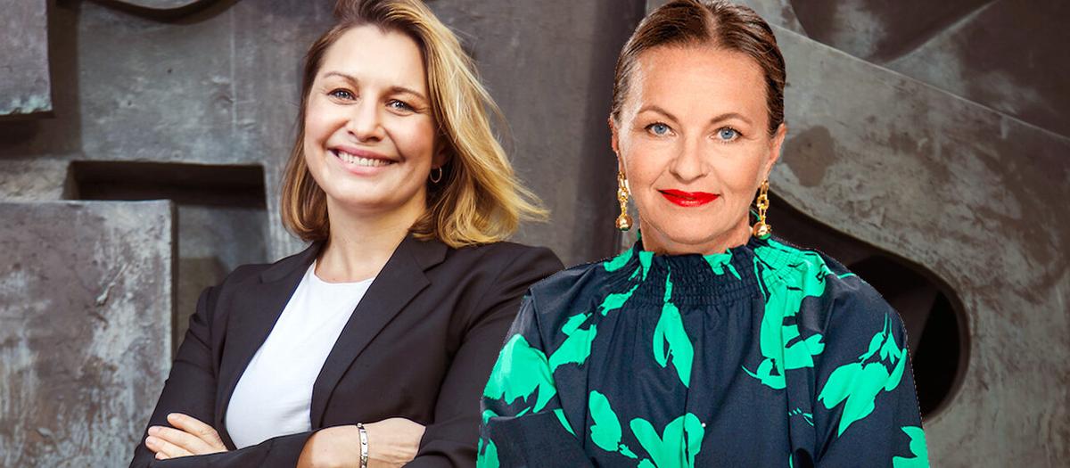 Cecilia Bernard, generalsekreterare på Mentor Sverige och Tina Zetterlund, Head of Clients & Markets på KPMG.