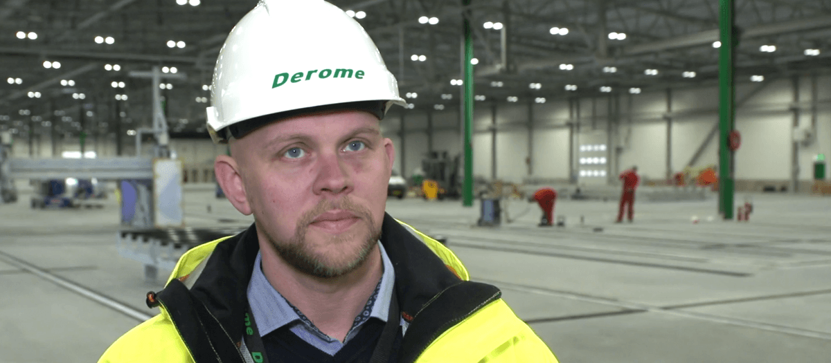 "Det är en kraftig nedgång i försäljningen. Och det här kommer leda till en rejäl sättning i bostadsbyggnationen framöver. Det har inte varit så här illa sedan 1990-talet skulle jag säga. Det kommer att vara ett par tuffa år", säger Deromes koncernchef och vd Magnus Andersson till Hallands Nyheter. Arkivfoto: Anders Frick