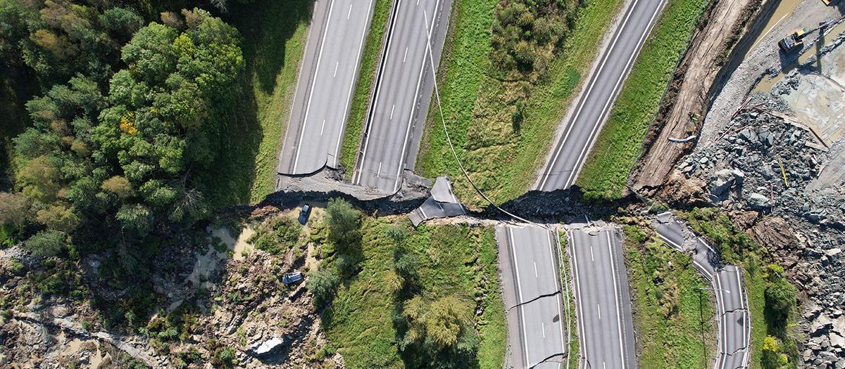 Jordskred utreds som misstänkt miljöbrott