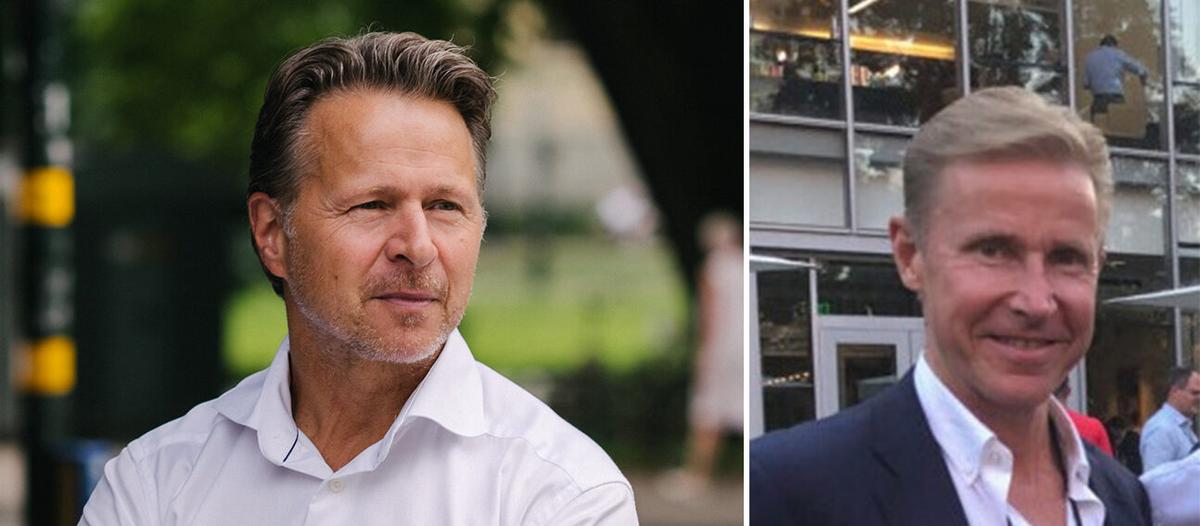 Patrik Lundström (till vänster) ersätts av Mediamarkts tidigare vd Magnus Håkansson.