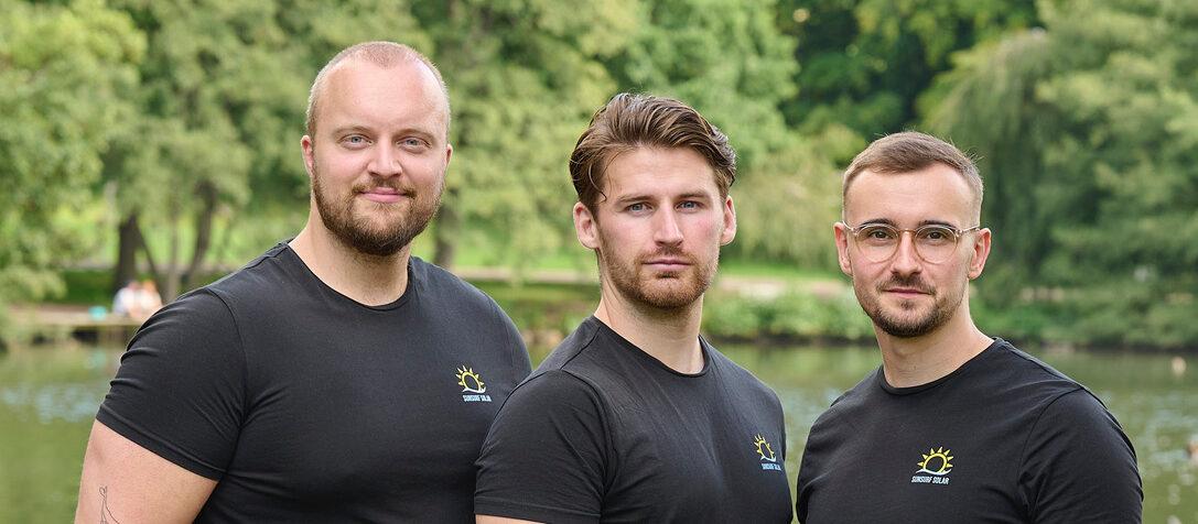 Martin Örgård, Marc Montgomery och Björn Larsson.