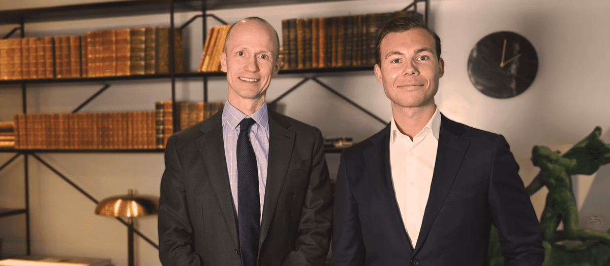 Willy Edholm Fjellstad och Daniel Öhvall.