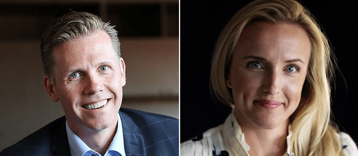 Martin Ringberg lämnar Nordnet. Gabrielle Hagman tar över som Sverigechef. Foto: Pressbilder