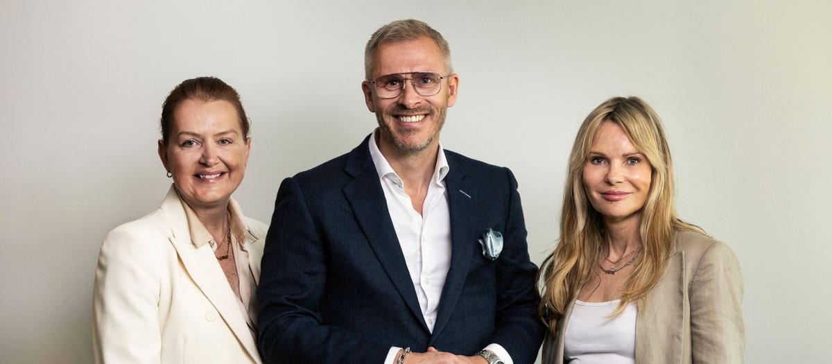 Från vänster; Jessica Huge, Peter Dahlgren och Anna Bloth Karling.