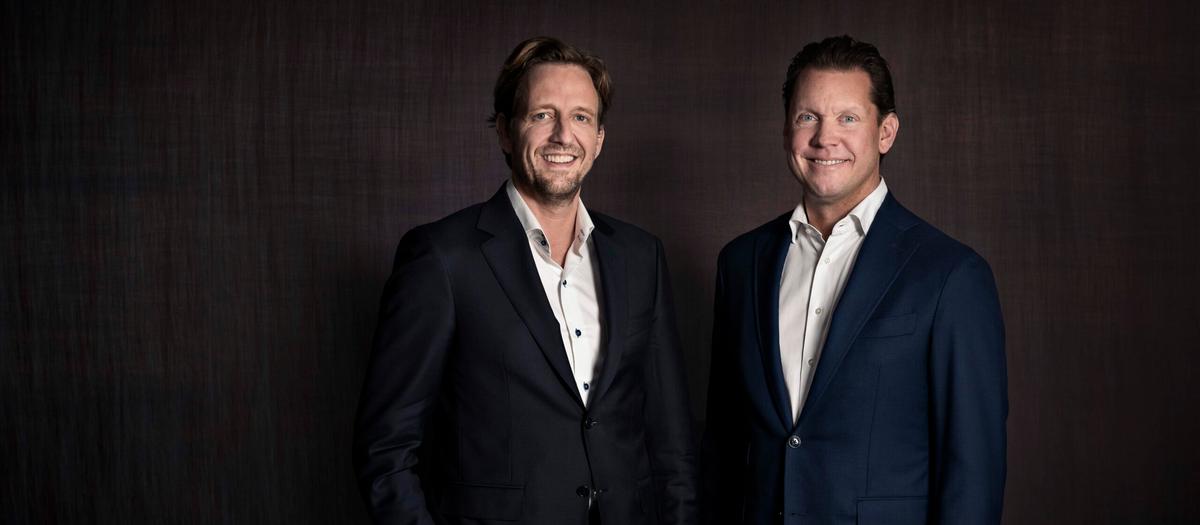 Roelof Gerritsen, vice vd på Svalner Atlas Group och Viktor Sandberg, vd på Svalner Atlas Group. Foto: Catharina Fyrberg