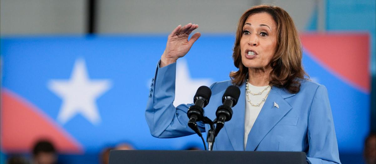 Harris utmanar Trump med höjd företagsskatt