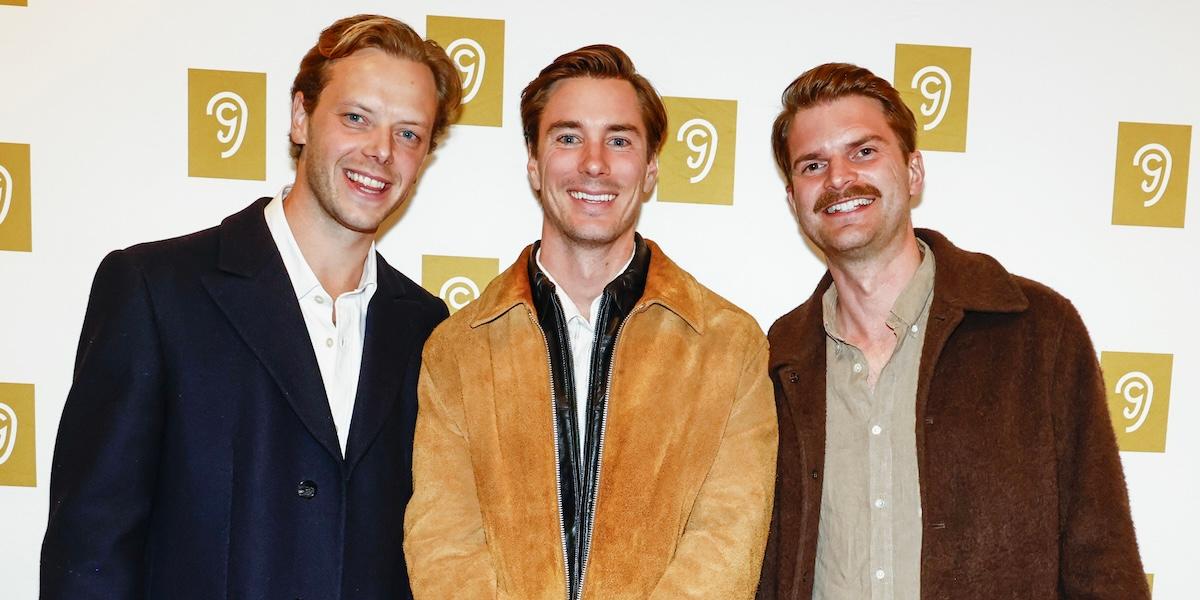 JLC-trion fotograderade på gala