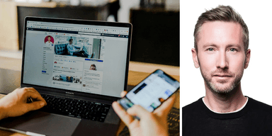 Använder du Facebook som marknadsföring för blogginlägg? Det kan kosta dig. (Foto: Austin Distel on Unsplash och Matt Navarra)