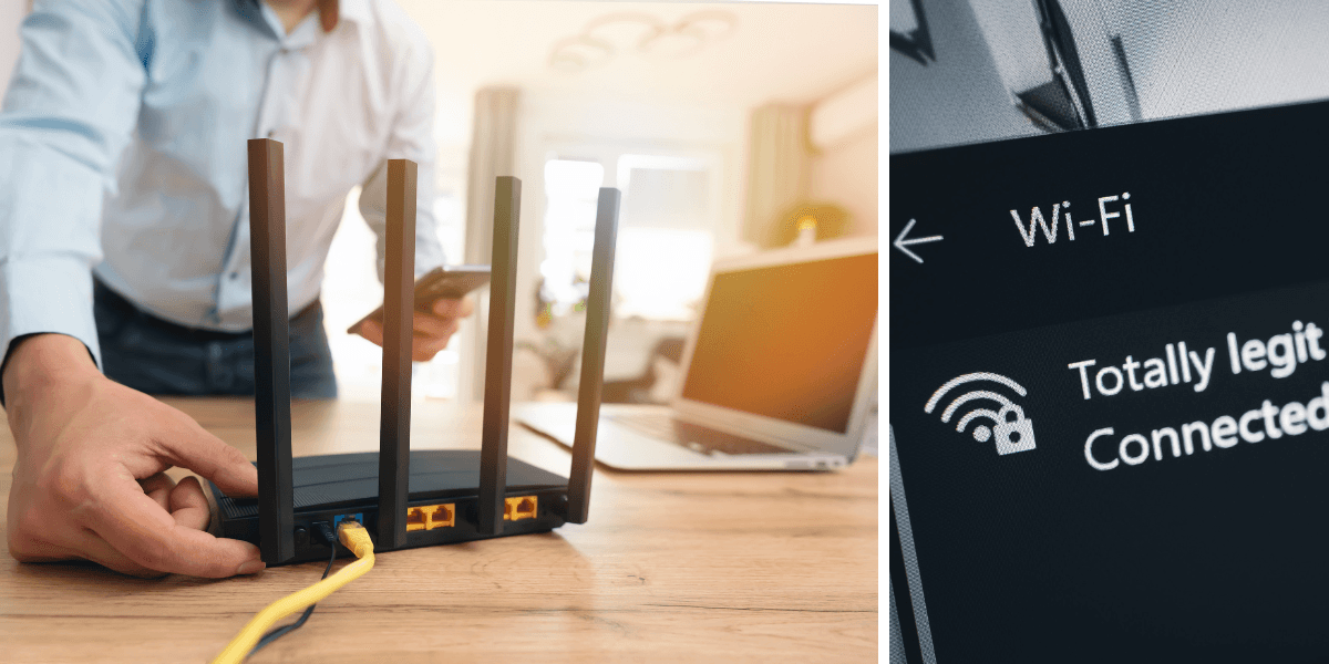 Visste du att din wifi-router inte kan stå nära annan teknik? (Foto: Canva och Mika Baumeister For Unsplash+)