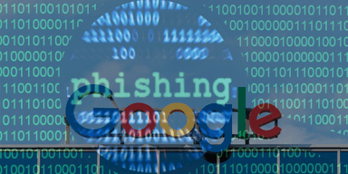 Varning för ny phisingvåg som ser ut att komma från Google. (Foto: Pawel Czerwinski on Unsplash och Canva)